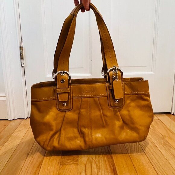 Gorgeous Y2K 2000 Hobo Leather Vintage Coach Shoulder Bag - Picture 11 of 16